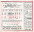 Scandinavian-American Line, yleisesite 1924. Väinö Herman Kaattarin jäämistöstä.